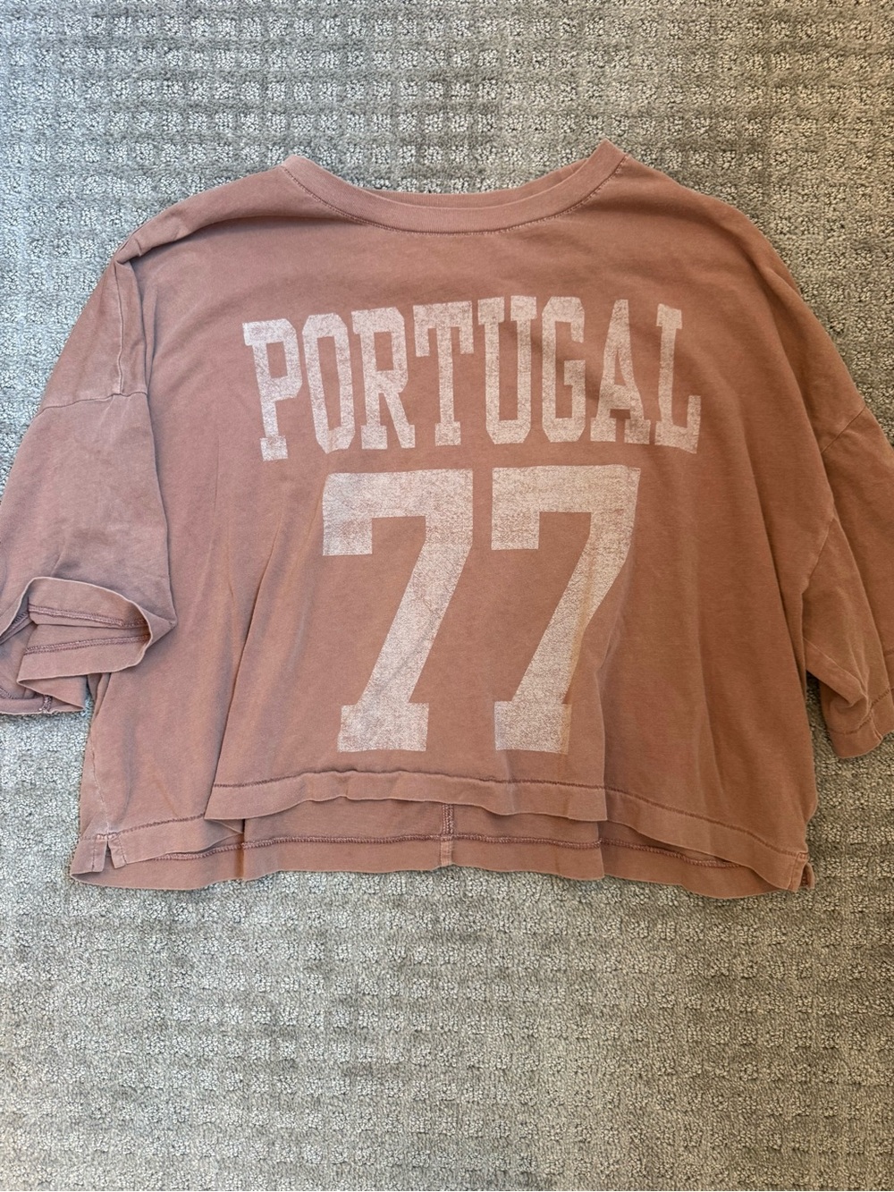 American Eagle Outfitters Kids 'Portugal 77' Short Sleeve Tee - Dusty Rose